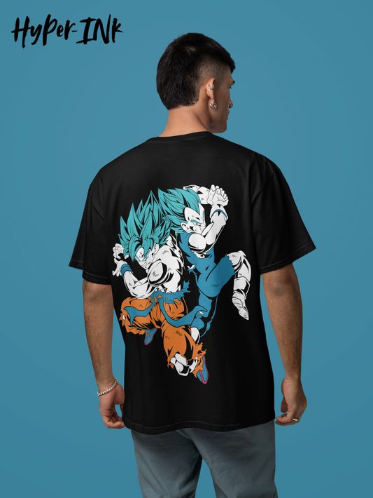 Goku  Anime Oversised T shirt Black